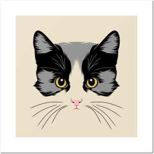 cute cat look Posters and Art